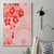 Fiji Masi With Hibiscus Tapa Tribal Canvas Wall Art Red Pastel LT01 - Polynesian Pride