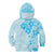 Fiji Masi With Hibiscus Tapa Tribal Kid Hoodie Sky Blue Pastel LT01 - Polynesian Pride