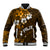 Fiji Masi With Hibiscus Tapa Tribal Baseball Jacket Gold Version LT01 Unisex Gold - Polynesian Pride