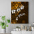 Fiji Masi With Hibiscus Tapa Tribal Canvas Wall Art Gold Version LT01 Gold - Polynesian Pride