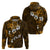 Fiji Masi With Hibiscus Tapa Tribal Hoodie Gold Version LT01 - Polynesian Pride