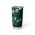 Fiji Masi Tumbler Cup Fijian Hibiscus Tapa Green Version