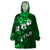 Fiji Masi Wearable Blanket Hoodie Fijian Hibiscus Tapa Green Version LT01 One Size Green - Polynesian Pride