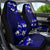 Fiji Masi Car Seat Cover Fijian Hibiscus Navy Blue Gold Version LT01 - Polynesian Pride