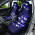 Fiji Masi Car Seat Cover Fijian Hibiscus Navy Blue Gold Version LT01 - Polynesian Pride