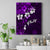 Fiji Masi Canvas Wall Art Fijian Hibiscus Tapa Purple Version LT01 Purple - Polynesian Pride