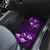 Fiji Masi Car Mats Fijian Hibiscus Tapa Purple Version LT01 - Polynesian Pride