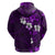 Fiji Masi Hoodie Fijian Hibiscus Tapa Purple Version LT01 - Polynesian Pride