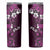 Fiji Masi Skinny Tumbler Fijian Hibiscus Tapa Purple Version