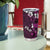 Fiji Masi Tumbler Cup Fijian Hibiscus Tapa Purple Version