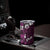 Fiji Masi Tumbler Cup Fijian Hibiscus Tapa Purple Version