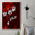 Fiji Masi Canvas Wall Art Fijian Hibiscus Tapa Red Version LT01 - Polynesian Pride