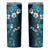 Fiji Masi Skinny Tumbler Fijian Hibiscus Tapa Sky Blue Version