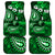 Fiji Masi Paisley With Hibiscus Tapa Car Mats Green Version LT01 Green - Polynesian Pride