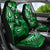 Fiji Masi Paisley With Hibiscus Tapa Car Seat Cover Green Version LT01 - Polynesian Pride