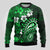 Fiji Masi Paisley With Hibiscus Tapa Ugly Christmas Sweater Green Version LT01 - Polynesian Pride