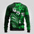 Fiji Masi Paisley With Hibiscus Tapa Ugly Christmas Sweater Green Version LT01 - Polynesian Pride