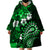 Fiji Masi Paisley With Hibiscus Tapa Wearable Blanket Hoodie Green Version LT01 - Polynesian Pride