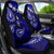 Fiji Masi Paisley With Hibiscus Tapa Car Seat Cover Navy Blue Version LT01 - Polynesian Pride