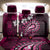 Fiji Masi Paisley With Hibiscus Tapa Back Car Seat Cover Pink Version LT01 - Polynesian Pride