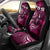 Fiji Masi Paisley With Hibiscus Tapa Car Seat Cover Pink Version LT01 - Polynesian Pride