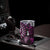 Fiji Masi Paisley Tumbler Cup Fijian Hibiscus Tapa Purple Version