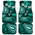 Fiji Masi Paisley Car Mats Fijian Hibiscus Tapa Turquoise Version LT01 Turquoise - Polynesian Pride