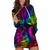 LGBT History Month Hoodie Dress Polynesian Hammerhead Shark LT01 Rainbow - Polynesian Pride