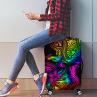 LGBT History Month Luggage Cover Polynesian Hammerhead Shark LT01 - Polynesian Pride