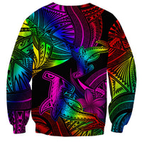 LGBT History Month Sweatshirt Polynesian Hammerhead Shark LT01 - Polynesian Pride