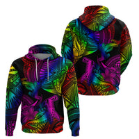 LGBT History Month Zip Hoodie Polynesian Hammerhead Shark LT01 - Polynesian Pride