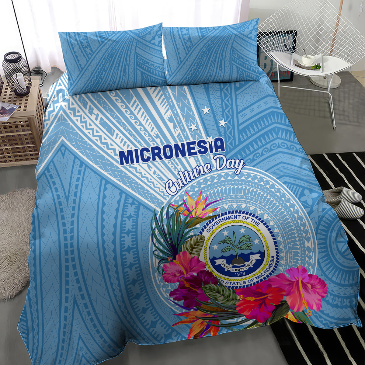 Micronesia Culture Day Bedding Set Tribal Pattern Tropical Style LT01 - Polynesian Pride