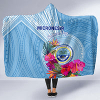 Micronesia Culture Day Hooded Blanket Tribal Pattern Tropical Style LT01 - Polynesian Pride