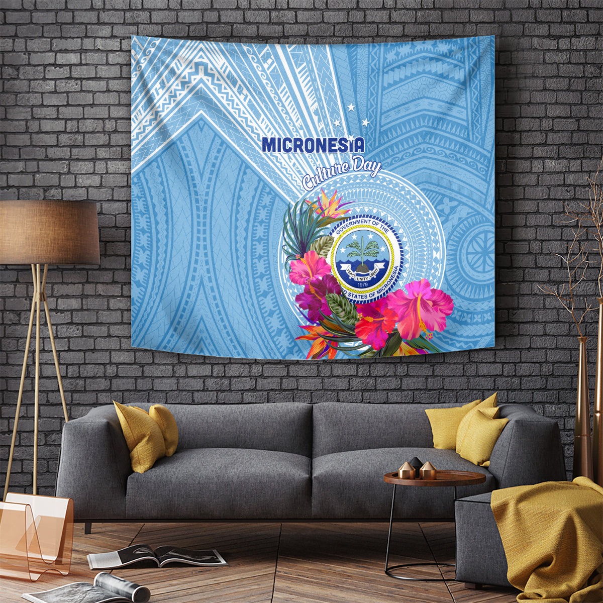 Micronesia Culture Day Tapestry Tribal Pattern Tropical Style LT01 - Polynesian Pride