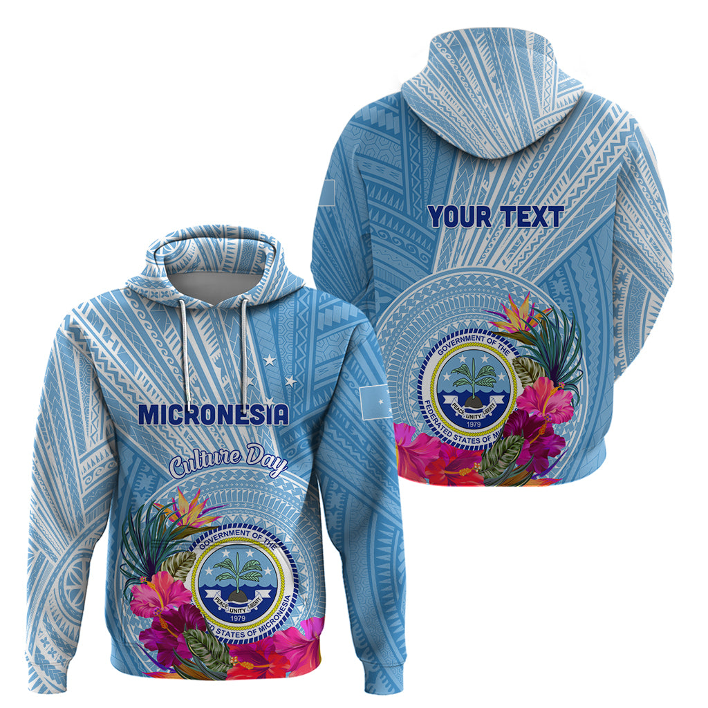 Micronesia Culture Day Zip Hoodie Tribal Pattern Tropical Style LT01 - Polynesian Pride