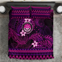 FSM Culture Day Bedding Set Tribal Pattern Pink Version LT01 Pink - Polynesian Pride
