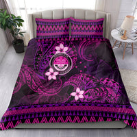 FSM Culture Day Bedding Set Tribal Pattern Pink Version LT01 - Polynesian Pride