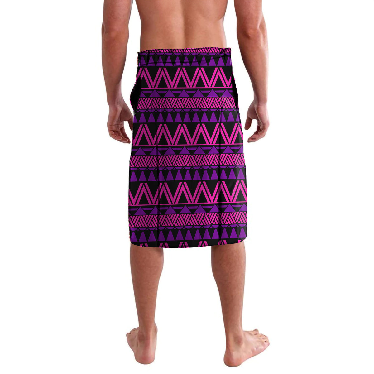 FSM Culture Day Lavalava Tribal Pattern Pink Version LT01 - Polynesian Pride