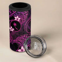 FSM Chuuk State 4 in 1 Can Cooler Tumbler Tribal Pattern Pink Version LT01 - Polynesian Pride