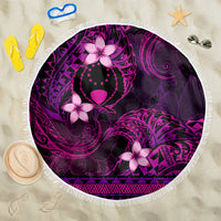 FSM Pohnpei State Beach Blanket Tribal Pattern Pink Version LT01 One Size 150cm Pink - Polynesian Pride