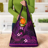FSM Pohnpei State Grocery Bag Tribal Pattern Pink Version LT01 - Polynesian Pride
