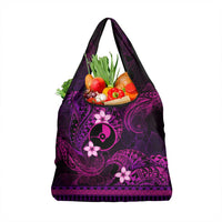 FSM Yap State Grocery Bag Tribal Pattern Pink Version LT01 1-pack One Size Pink - Polynesian Pride