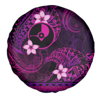 FSM Yap State Spare Tire Cover Tribal Pattern Pink Version LT01 - Polynesian Pride