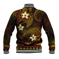 FSM Culture Day Baseball Jacket Tribal Pattern Gold Version LT01 - Polynesian Pride