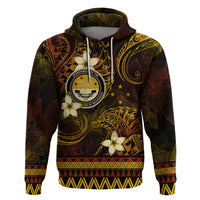 FSM Culture Day Hoodie Tribal Pattern Gold Version LT01 Pullover Hoodie Gold - Polynesian Pride