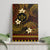 FSM Kosrae State Canvas Wall Art Tribal Pattern Gold Version LT01 - Polynesian Pride