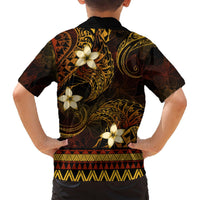 FSM Kosrae State Hawaiian Shirt Tribal Pattern Gold Version LT01 - Polynesian Pride