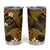 FSM Kosrae State Tumbler Cup Tribal Pattern Gold Version