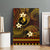 FSM Yap State Canvas Wall Art Tribal Pattern Gold Version