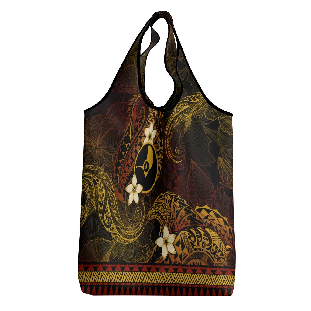 FSM Yap State Grocery Bag Tribal Pattern Gold Version LT01 - Polynesian Pride